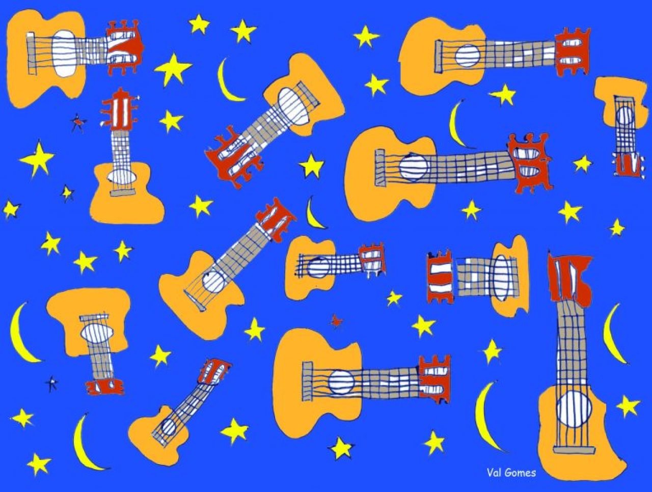 no mundo das luas estrelas violôes